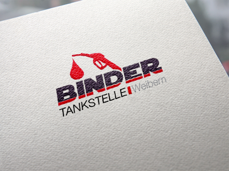 Tankstelle Binder Logoentwicklung