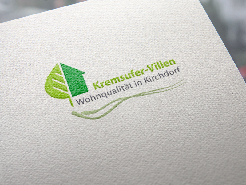 Kremsufer-Villen Kirchdorf Logoentwickklung