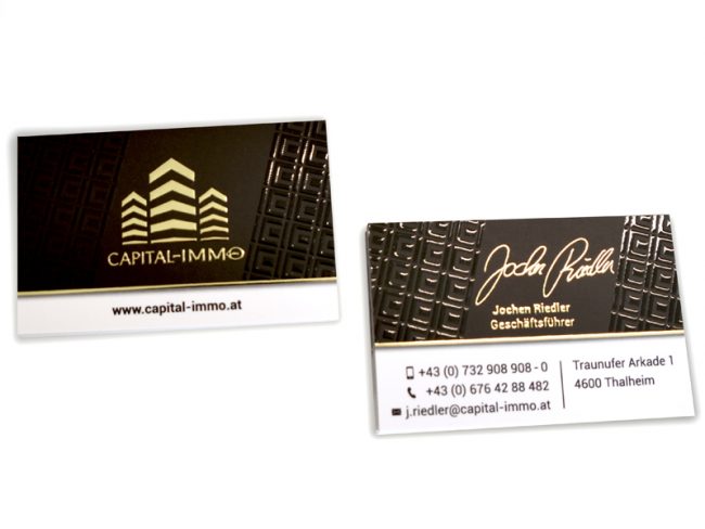 Capital Immo Visitenkarten