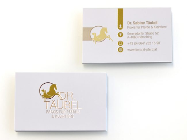 Dr. Sabine Täubel Visitenkarten