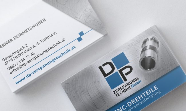 DP Zerspanungstechnik Visitenkarte