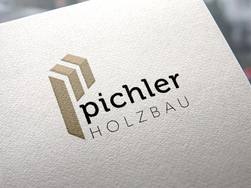 Pichler Holzbau Logoentwicklung