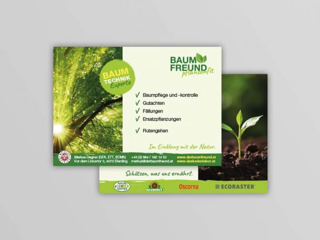 Der Baumfreund - Das Bodenlabor Postkarte