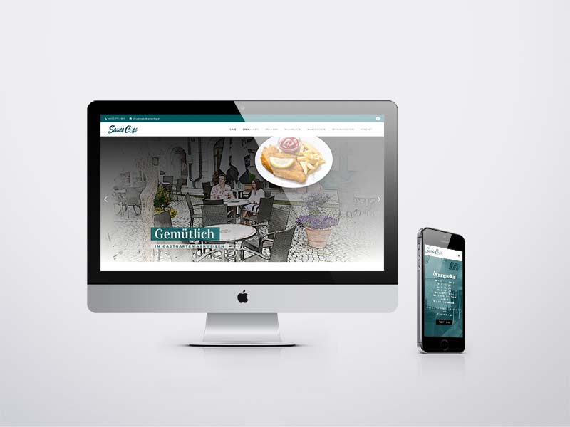 Hubmer Stadt Cafe Website