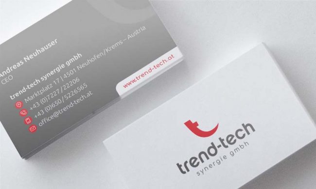 trend-tech synergie gmbh Visitenkarte