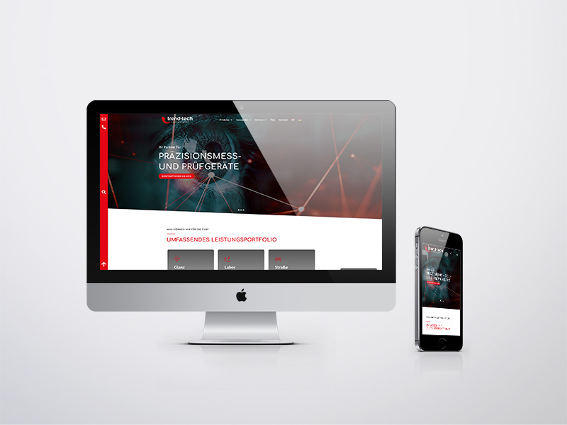 trend-tech synergie gmbh Website