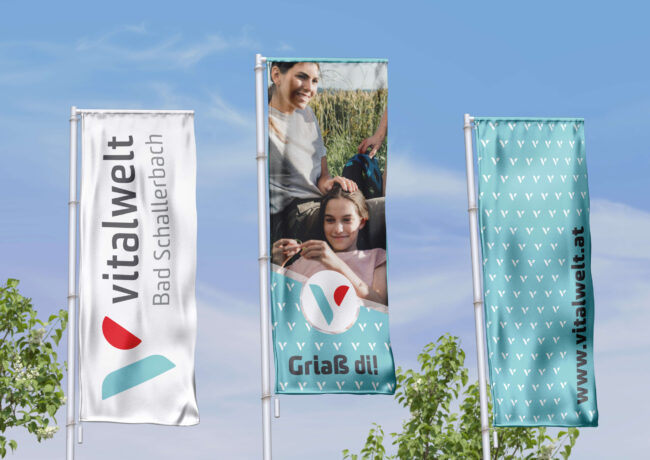Tourismusverband Vitalwelt Fahnen
