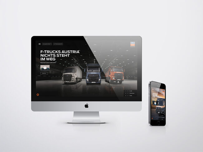 F-Trucks Austria GmbH Website
