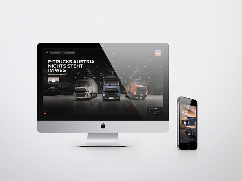 F-Trucks Austria GmbH Website